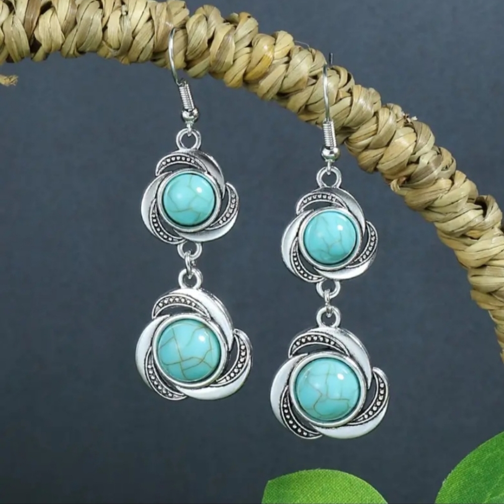 Boho drop earrings